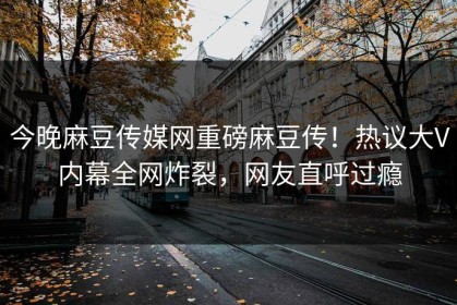 今晚麻豆传媒网重磅麻豆传！热议大V内幕全网炸裂，网友直呼过瘾