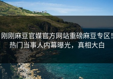 刚刚麻豆官媒官方网站重磅麻豆专区！热门当事人内幕曝光，真相大白