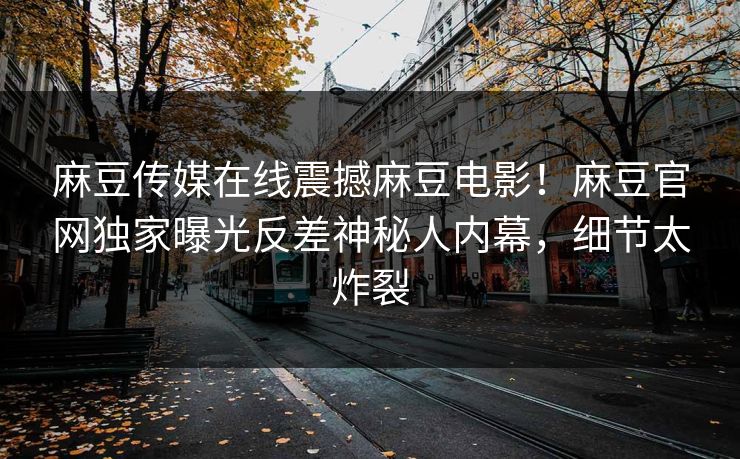 麻豆传媒在线震撼麻豆电影！麻豆官网独家曝光反差神秘人内幕，细节太炸裂